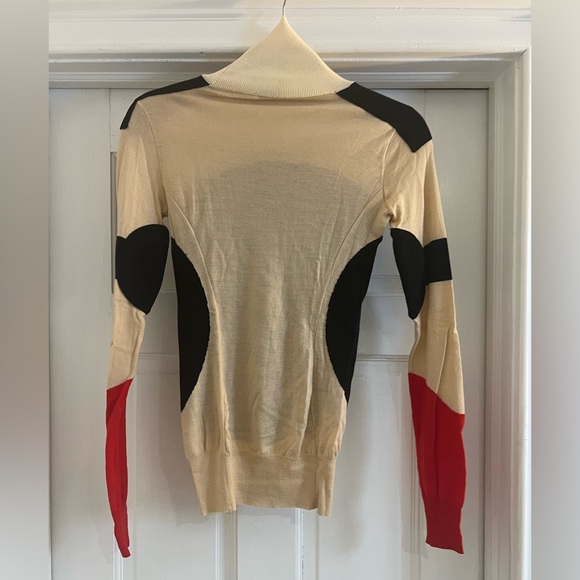 Givenchy colorblock turtleneck knit sweater, size not labeled - Picture 7 of 13